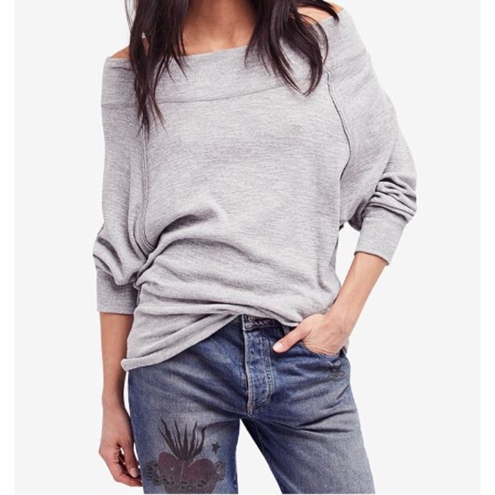 Free People Palisades Off-The-Shoulder Sweater